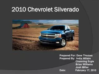 2010 Chevrolet Silverado