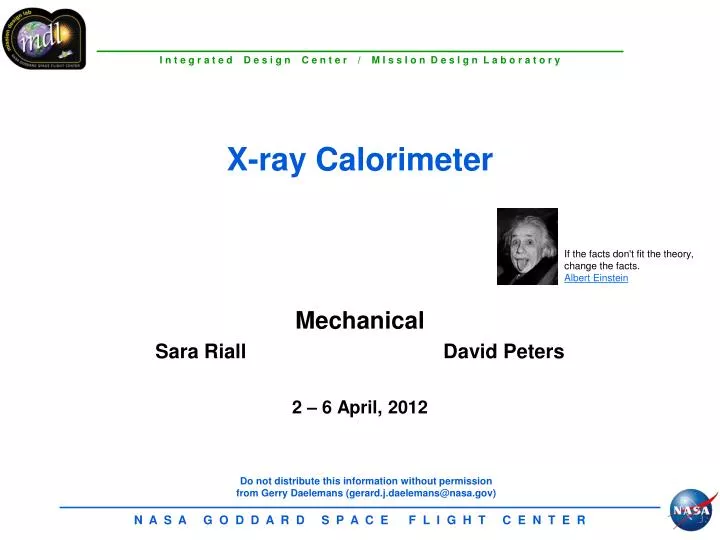 x ray calorimeter