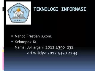 teknologi informasi