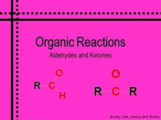 Organic Reactions