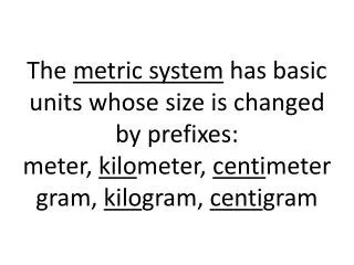 We will convert from one prefix to another by moving the decimal