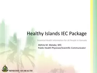 Healthy Islands IEC Package