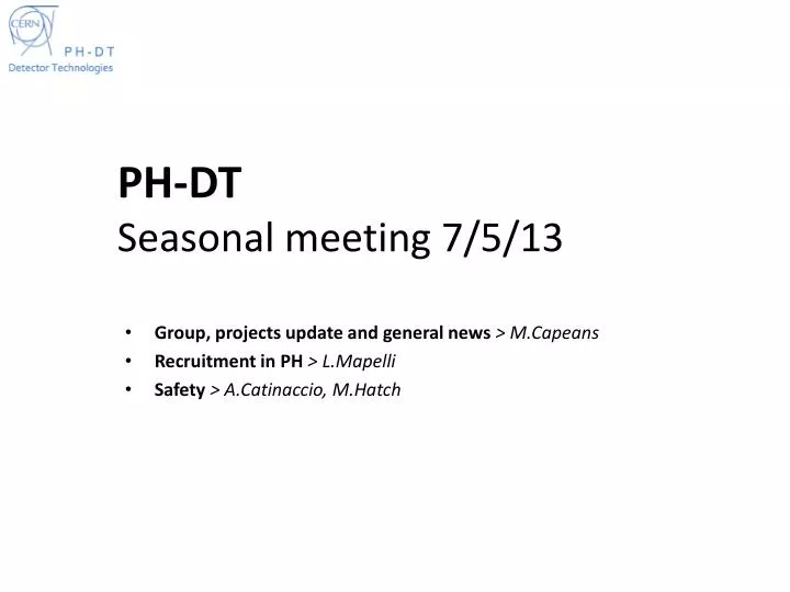 ph dt seasonal meeting 7 5 13