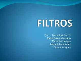 filtros