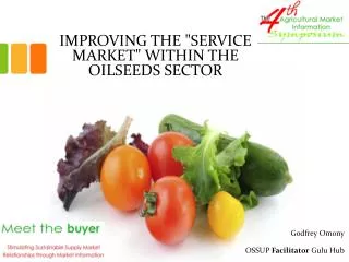 IMPROVING THE &quot;SERVICE MARKET&quot; WITHIN THE OILSEEDS SECTOR