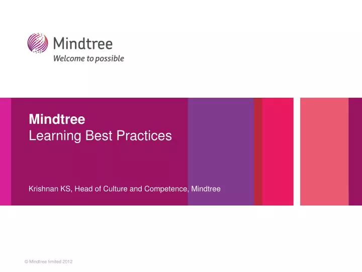 mindtree learning best practices