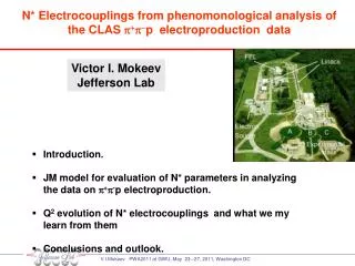 Victor I. Mokeev Jefferson Lab