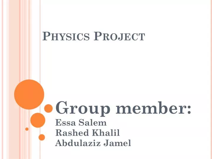 physics project