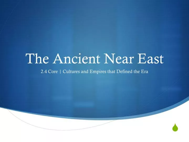 the ancient near east
