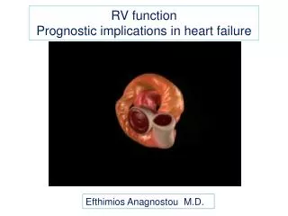 RV function Prognostic implications in heart failure