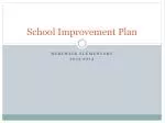School Improvement Plan - slide 1