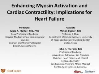 Enhancing Myosin Activation and Cardiac Contractility: Implications for Heart Failure