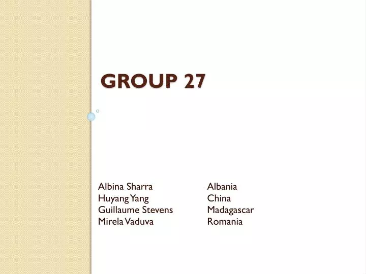 group 27