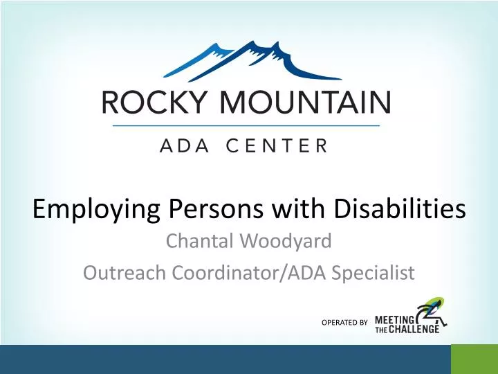 employing persons with disabilities