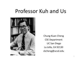 Professor Kuh and Us