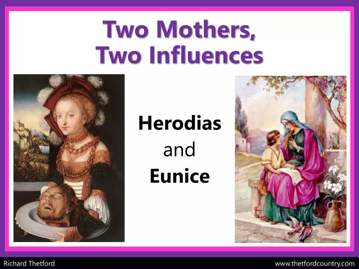 two mothers two influences