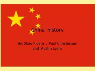 China history