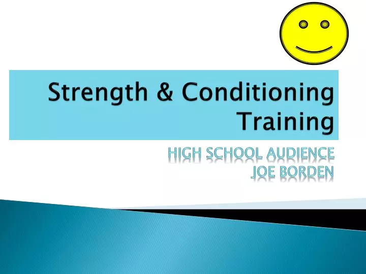 strength conditioning training