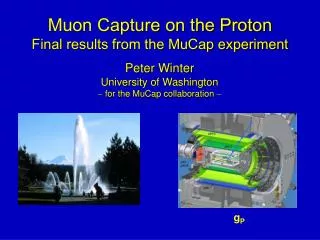 Muon Capture on the Proton Final results from the MuCap experiment
