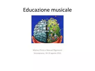 educazione musicale
