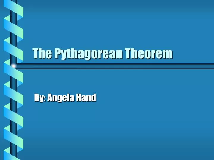 the pythagorean theorem