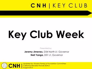 Key Club Week