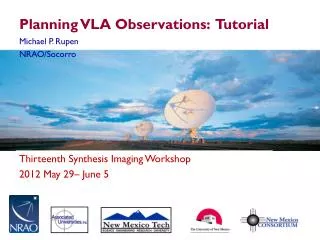 Planning VLA Observations: Tutorial