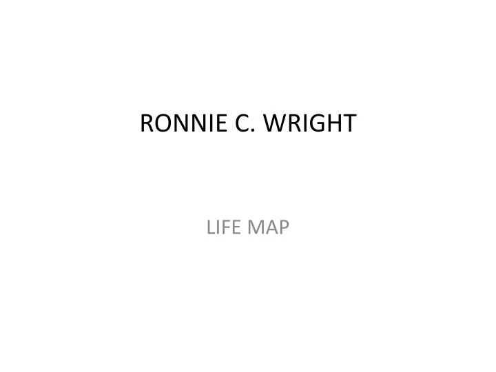 ronnie c wright