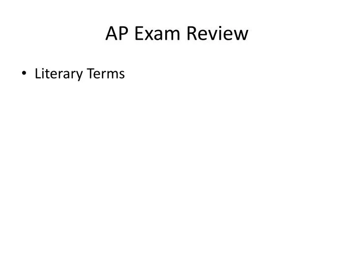 ap exam review