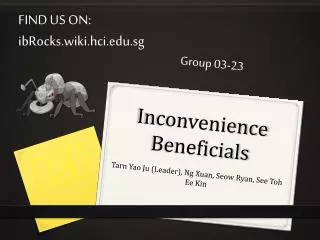 Inconvenience Beneficials
