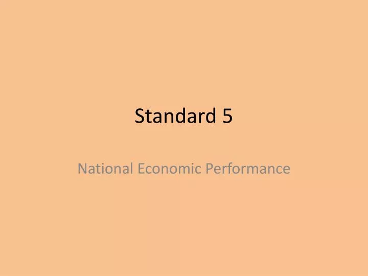 standard 5