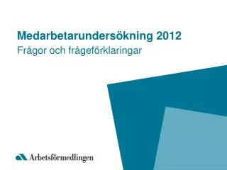 medarbetarunders kning 2012