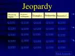 Jeopardy - slide 1