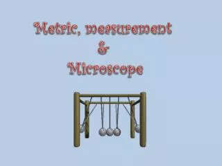 Metric, measurement &amp; Microscope