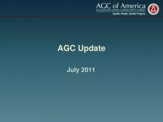 AGC Update
