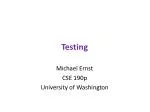 Testing - slide 1