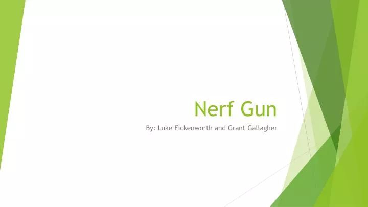 nerf gun