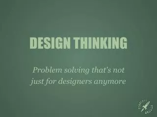 DESIGN THINKING