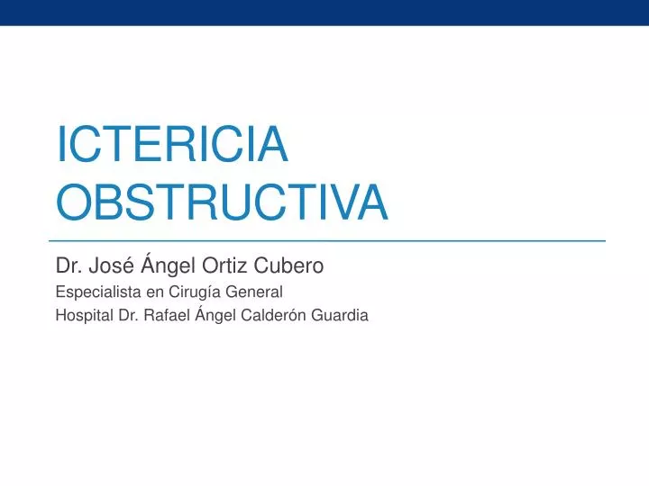 ictericia obstructiva