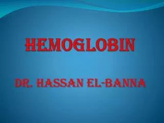 hemoglobin