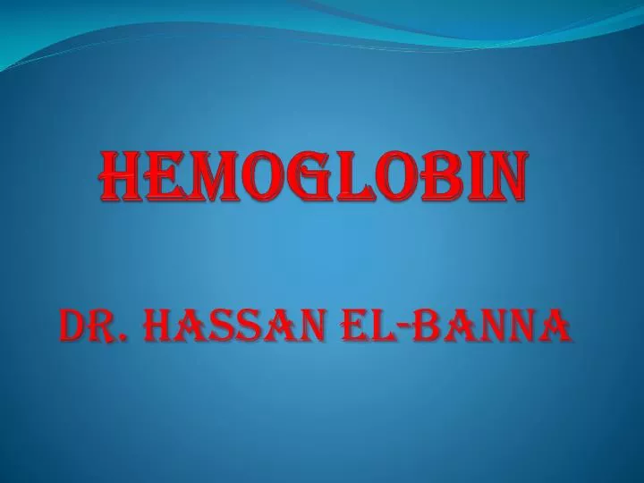 hemoglobin