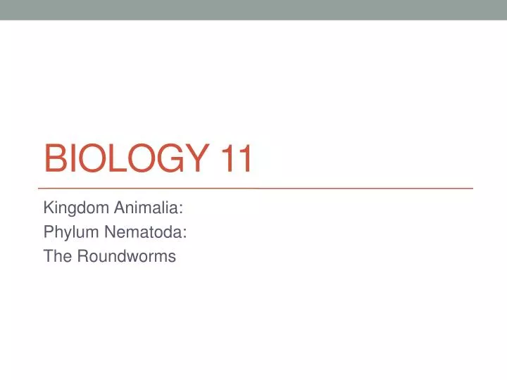 biology 11