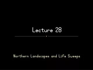 Lecture 28