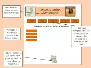 African Safari 	Adventures