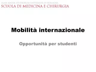 mobilit internazionale