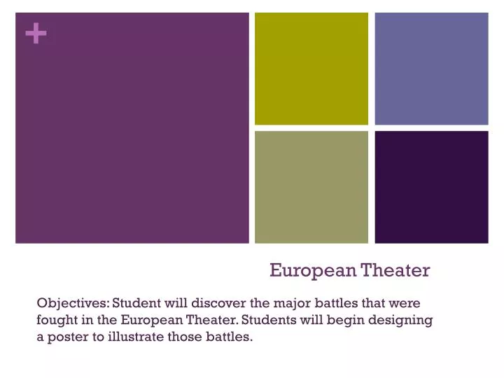 european theater