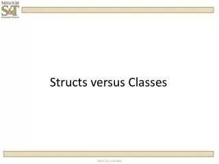 Structs versus Classes