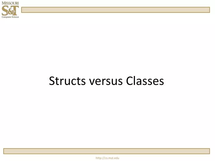 structs versus classes