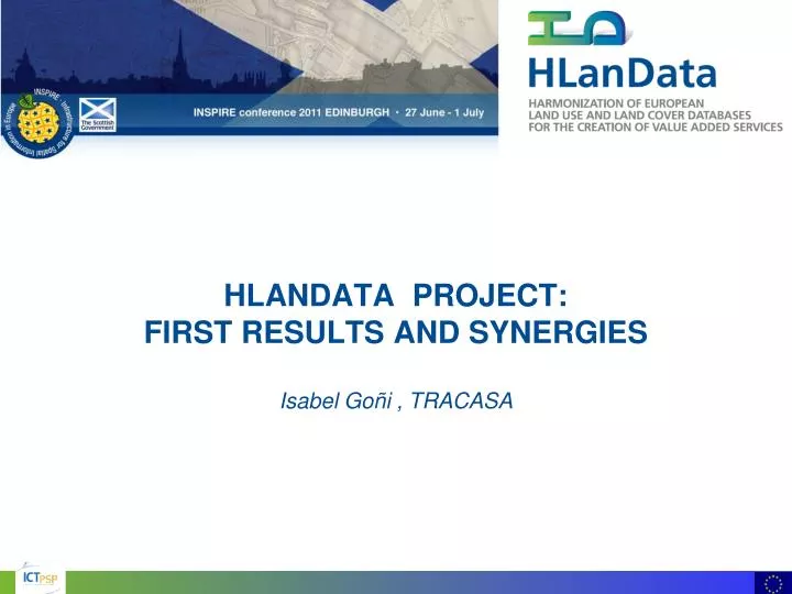 hlandata project first results and synergies isabel go i tracasa
