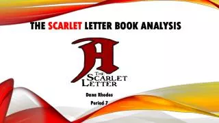 The scarlet letter book analysis